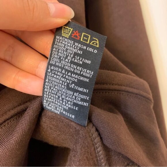 Brunette The Label Core Crew BLONDE French Press Brown XS/S NWT - Picture 7 of 11